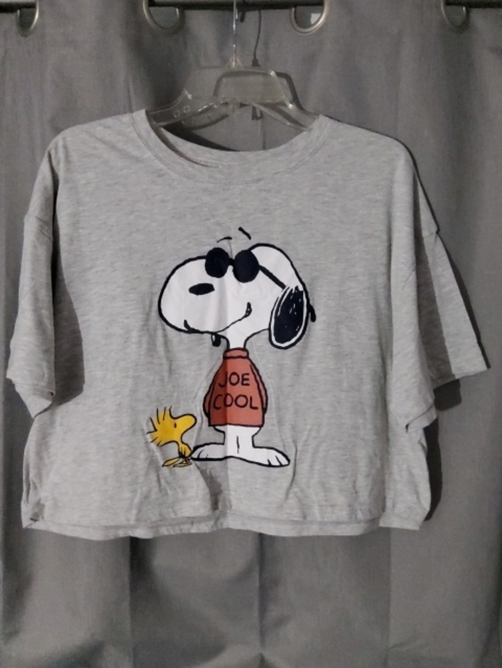 Peanuts Grey 'Joe Cool' Snoopy & Woodstock Tee